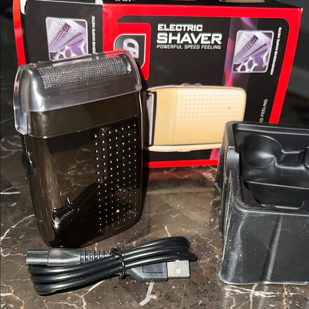 4D Electric Shaver – LK-1900 | USB Rechargeable | Silver